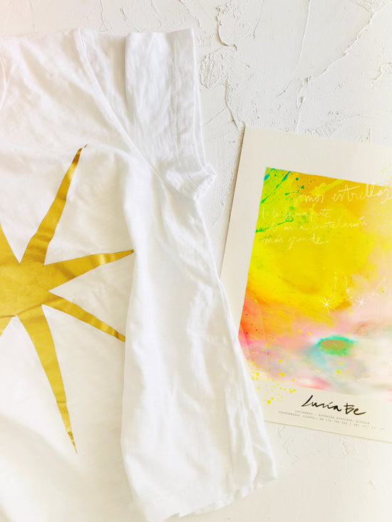 LA PRIMERA ESTRELLA: camiseta y print exclusivo