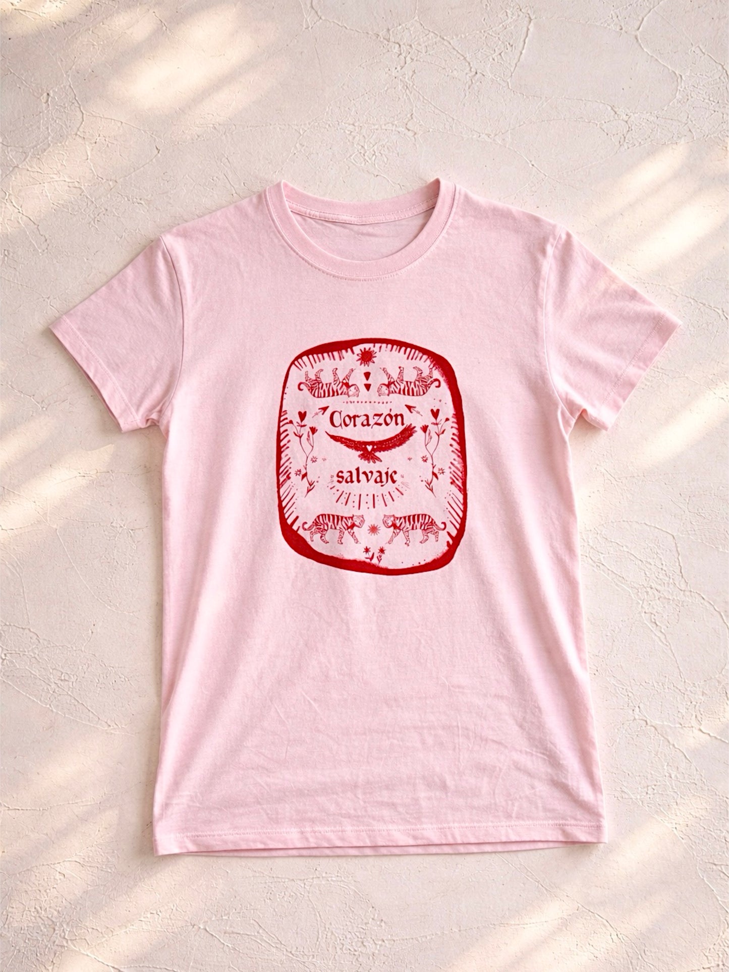 Camiseta corazón salvaje