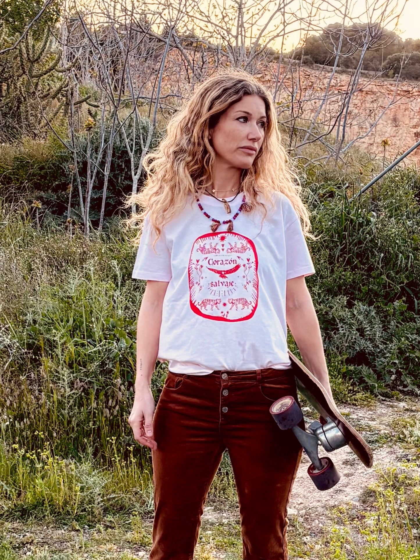 Camiseta corazón salvaje
