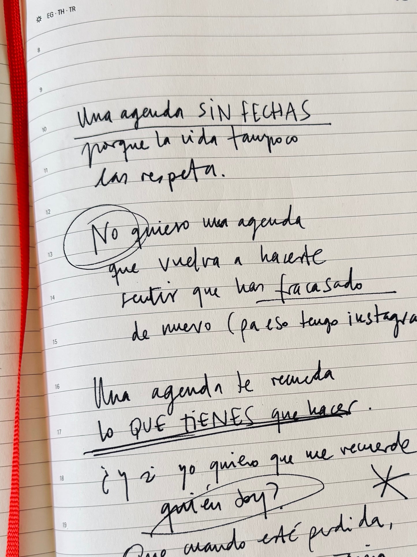 LA AGENDA DE LUCIA BE - PREVENTA